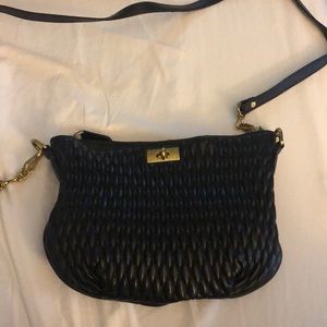Black crossbody purse